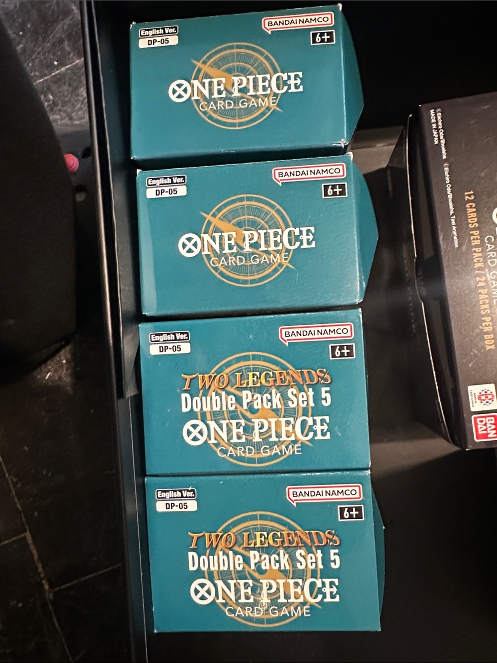 One Piece Card Game Double Pack Set 5 Teal & Gold